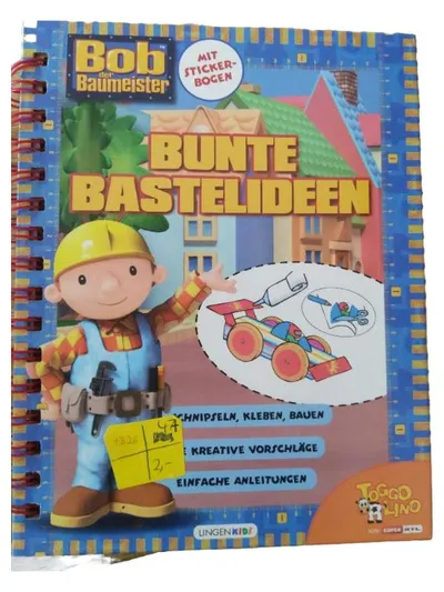 Bob der Baumeister Bunte Bastelideen Buch für Kinder mit Stickerbogen Lingen