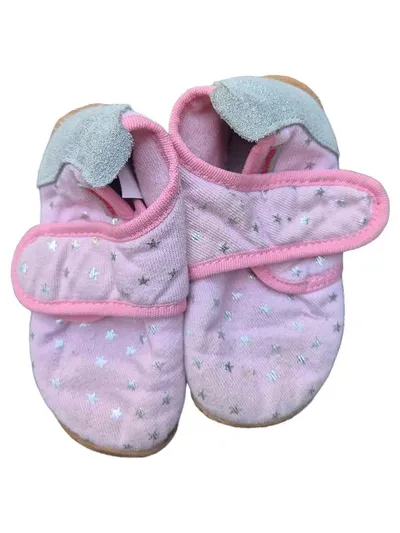 Giesswein Krabbelschuhe Mädchen Hausschuhe Rosa Sterne Gr. 22 Charmant