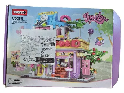 WOMA Bausatz Fairy Land Haus C0255 840 Teile Kinder ab 6 Jahre Mehrfarbig