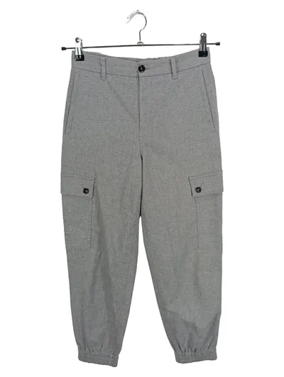 DRYKORN Damen Cargohose Jogger Gr. 38 W29 Grau Meliert