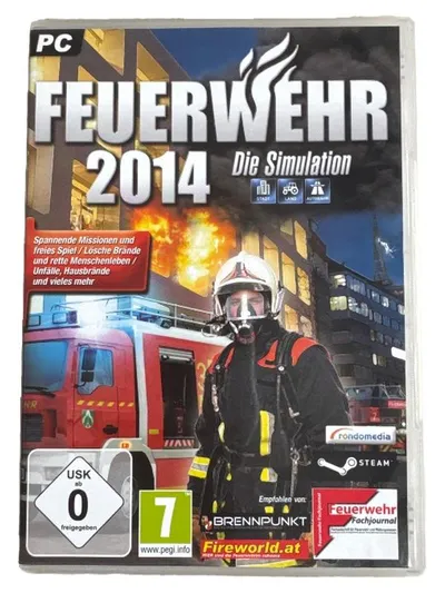 Rondomedia Feuerwehr 2014 PC Simulation Spiel ab 6 Jahre