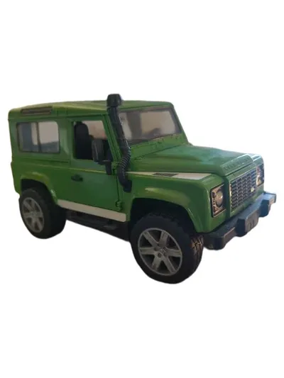 Bruder Land Rover Defender Spielzeugauto Grün 1:16 Geländewagen