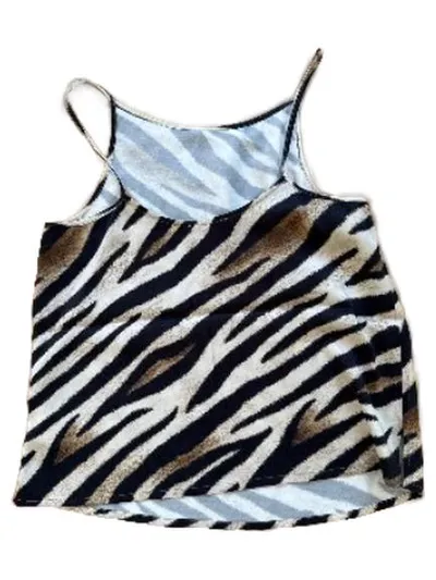 DRYKORN Damen Top Animal Print Zebra Ärmellos Mehrfarbig Gr. 38 M