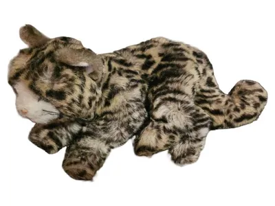 Steiff Leopard Kuscheltier liegend naturgetreu braun 18cm