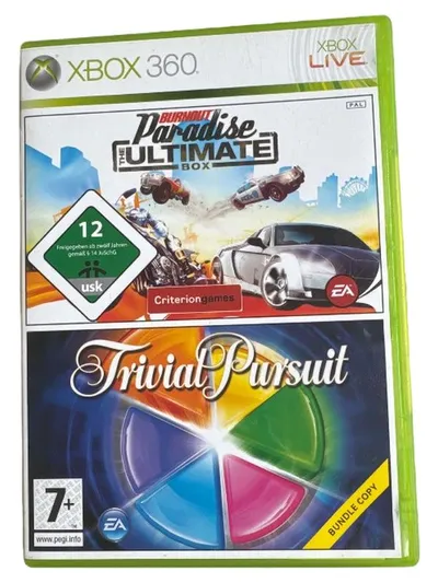 EA Burnout Paradise & Trivial Pursuit Xbox 360 Rennspiel ab 12