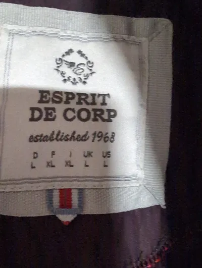 Esprit Damen Steppweste Gr. L Lila Bordeaux Weste Wattiert Outdoor