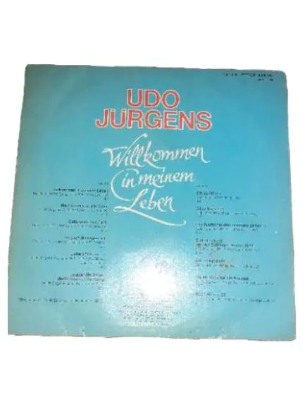Udo Jürgens Willkommen LP Vinyl AMIGA Schlager DDR Pressung 2