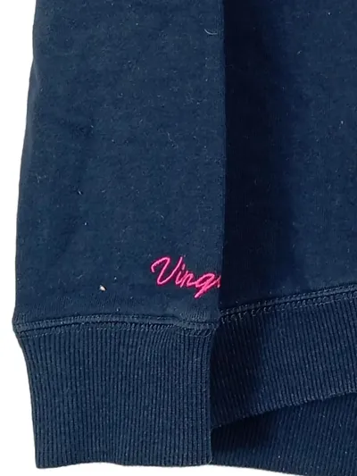 Vingino Mädchen Pullover Sweatshirt Gr. 140 Dunkelblau Baumwolle