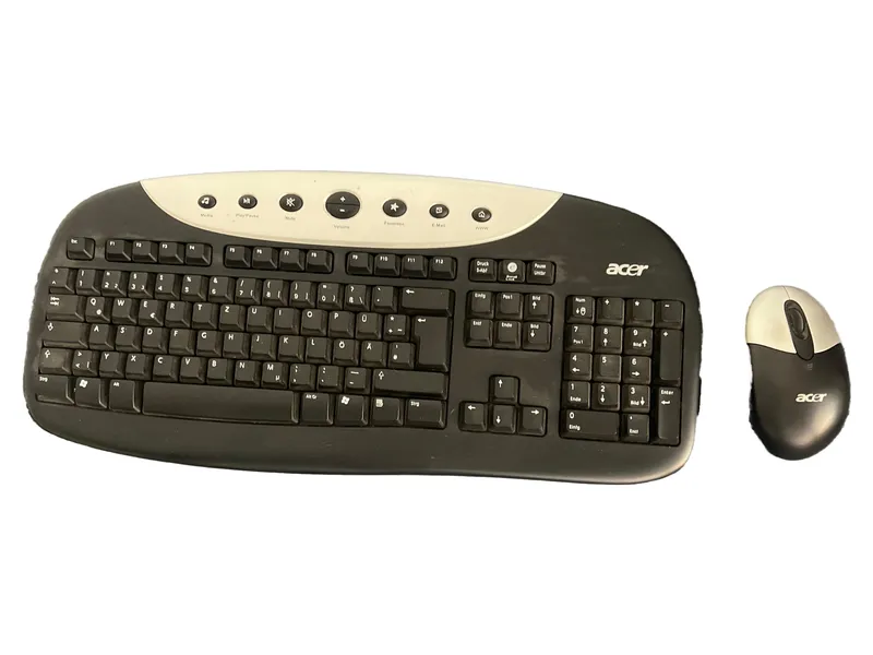 Acer Y-RAJ56A Tastatur Cordless Internet Pro Schwarz PC Computer 1