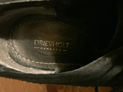 Drievholt Hamburg Damen Schnürschuhe Brogue Leder Schwarz Gr. 37
