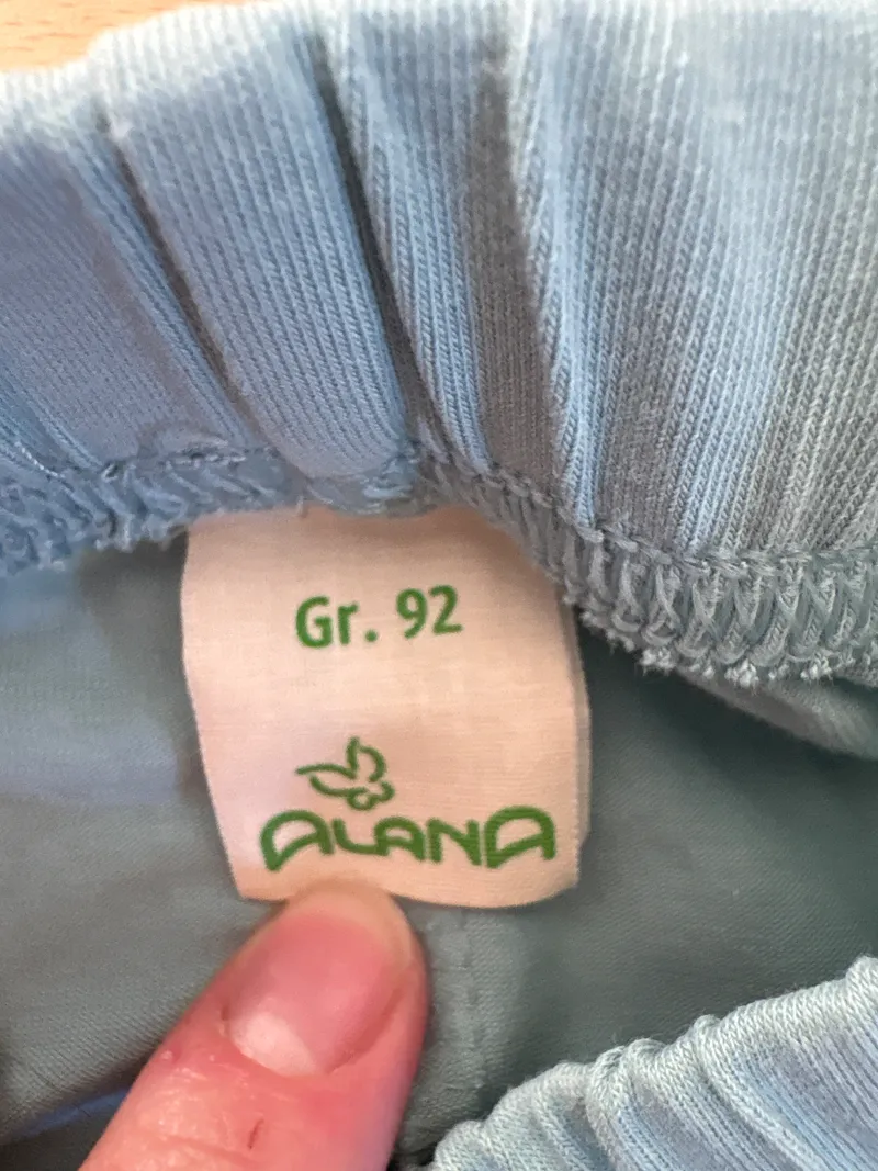 ALANA Kinder Shorts Gr. 92 Türkis Baumwolle Basic Freizeit 3
