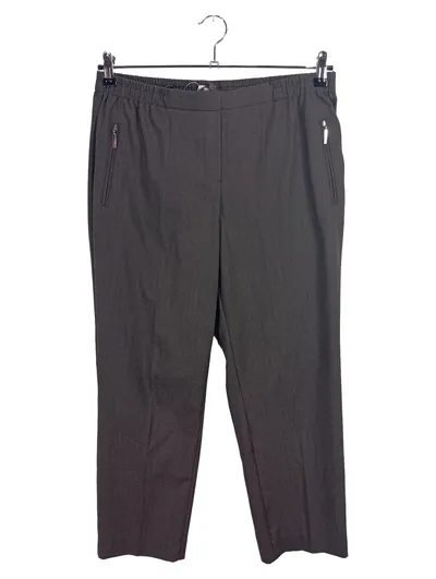 Adelina by Scheiter Damen Stoffhose Gr. 42 Grau Elastisch Klassisch