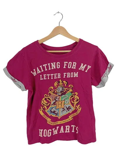 Character.com Harry Potter Hogwarts Fanshirt Kinder T-Shirt Pink S