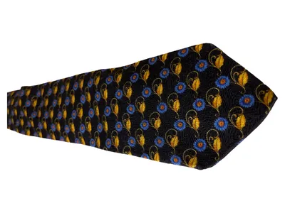 Ascot Herren Seidenkrawatte Mehrfarbig Florales Muster Business Klassisch