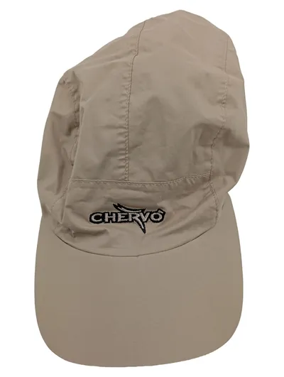 Chervò Cap Kappe Beige Gr. L Polyamid Sportlich Golf Stickerei