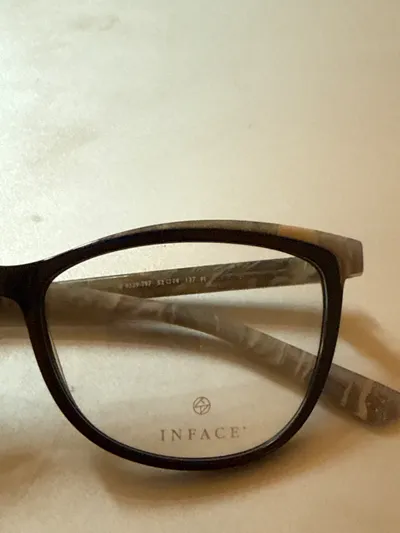 Inface 9339-792 Damen Brille Cat Eye Kunststoff Grau 13 cm Breite
