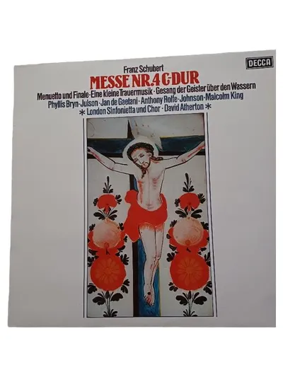 Franz Schubert Messe Nr. 4 C-Dur Vinyl LP Decca London Sinfonietta