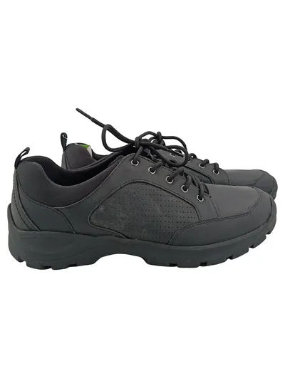 Lands End Herren Schnürschuhe Gr. 43 Schwarz Casual Freizeitschuhe