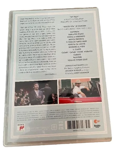 Sony Classical Jonas Kaufmann My Italy DVD Dolce Vita Konzert Turin 2016