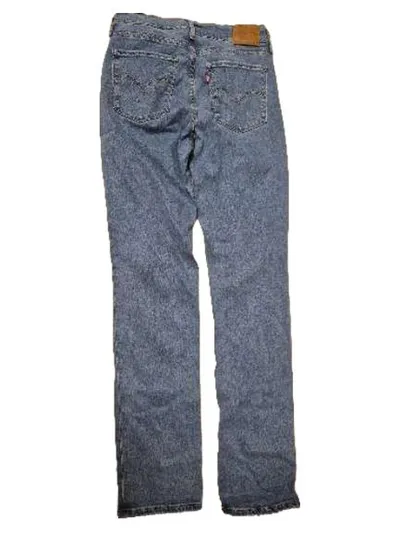 Levi's Premium Destroyed Jeans Damen W29 L33 Blau Skinny Stretch