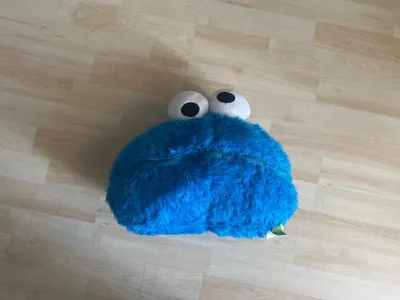 Barrio Sésamo Krümelmonster Plüschtier Kuscheltier Blau 40cm