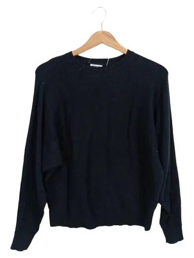 Noisy May Damen Pullover Schwarz Gr. XS Basic Langarm Strickpullover