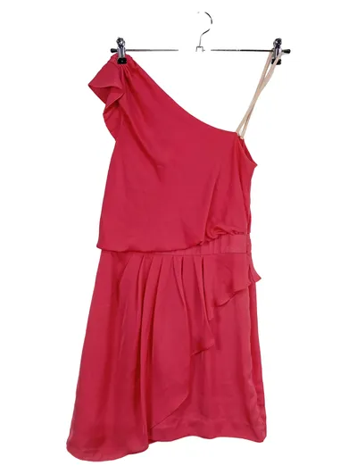 Manoukian Cocktailkleid Damen Gr. 38 Rot Elegant Festlich Asymmetrisch