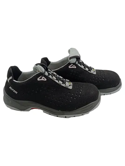 ELTEN Sicherheitsschuhe Herren Arbeitsschuhe Gr. 44 Schwarz ESD S1