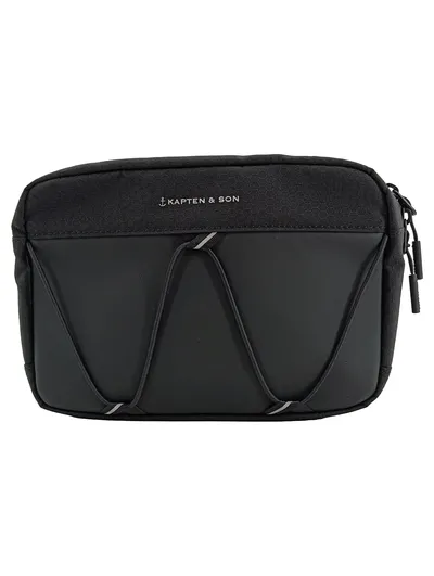 Kapten & Son Gürteltasche Umhängetasche Schwarz Crossbody Bag Vegan