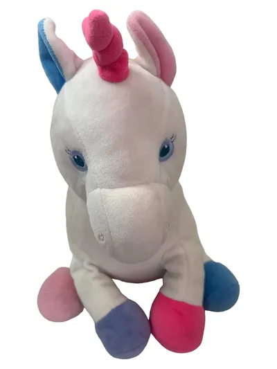 Nicotoy Baby Kuscheltier Einhorn Plüschtier Stofftier Weiß 44cm