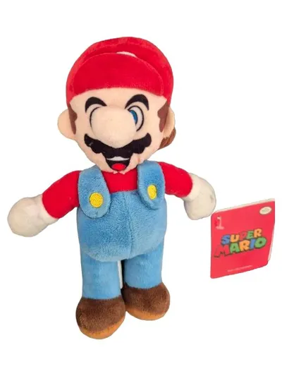 Nintendo Super Mario Plüschtier Kuscheltier Mehrfarbig 20cm Farbenfroh