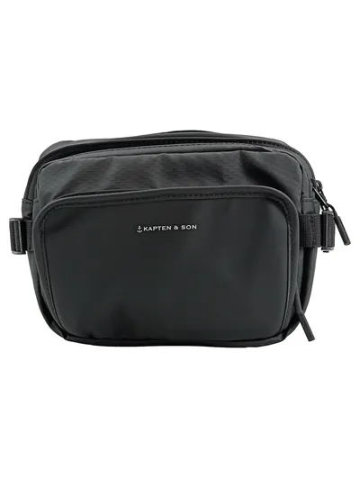 Kapten & Son Gürteltasche Damen Schwarz Modern Sportlich Polyester