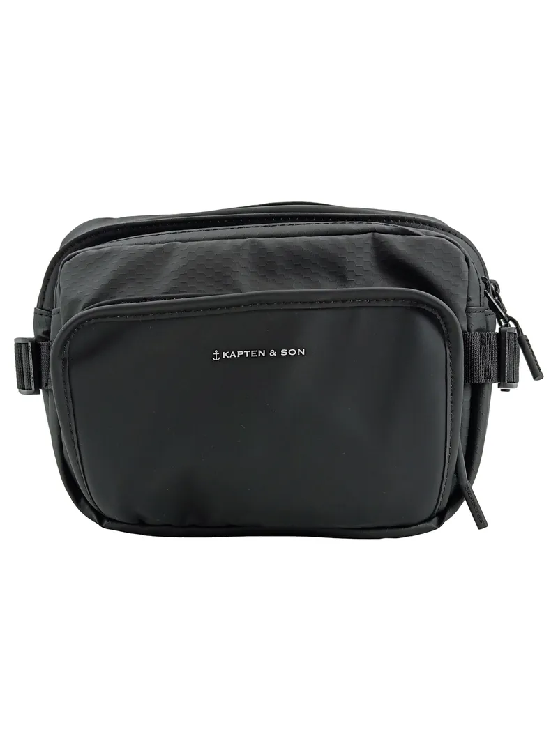 Kapten & Son Gürteltasche Damen Schwarz Modern Sportlich Polyester 1