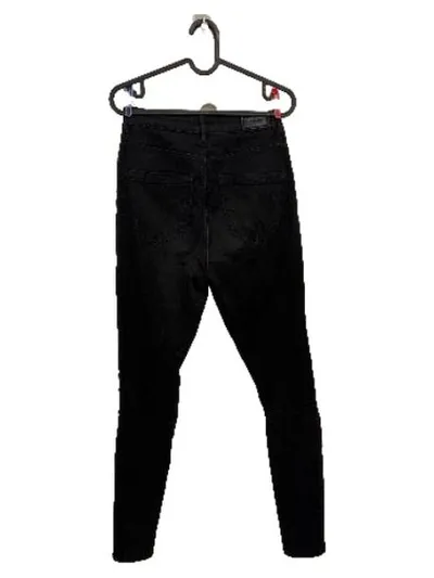 VERO MODA Damen High Waist Jeans Skinny Schwarz Gr. 34 W26 Stretch