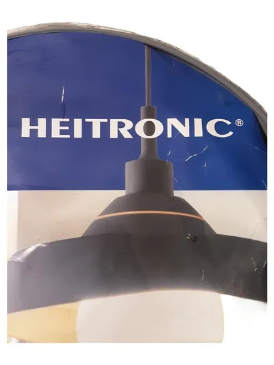 HEITRONIC Jazz Deckenleuchte Grau 28cm Silikon Metall Kunststoff Modern