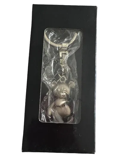 Gilde Schlüsselanhänger Teddy Silber Metall Anhänger Geschenk