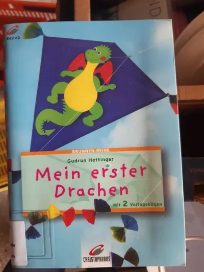 Mein erster Drachen Gudrun Hettinger Bastelbuch Kinder mit 2 Vorlagebögen