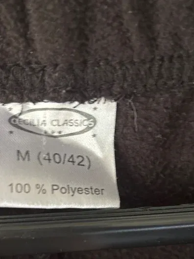 Cecilia Classics Damen Stoffhose Basic Uni Schwarz Gr. W31/40/L 3