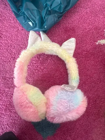 XMail Ohrenwärmer Einhorn Mädchen Mehrfarbig Kinder Winter Ohrenschützer