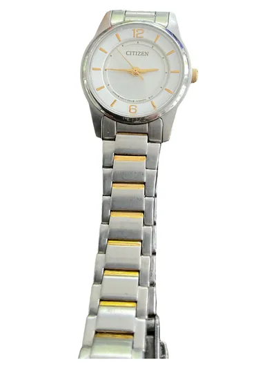 Citizen Damenuhr Armbanduhr Silber Metall Klassisch Elegant