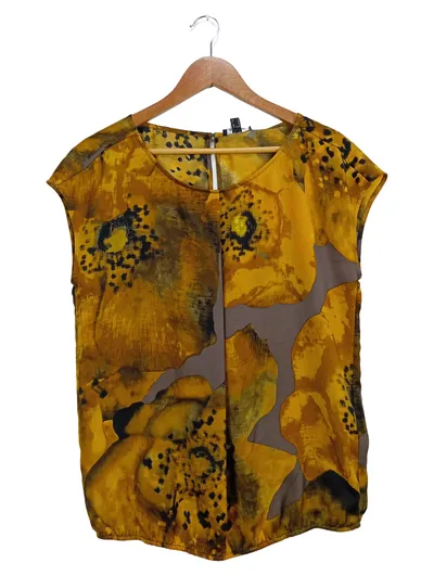 MEXX Bluse Damen Gr. 42 Mehrfarbig Modern Ärmellos Top
