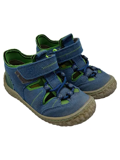 PEPINO Outdoorsandalen Kinder Gr. 26 Blau Grün Klettverschluss