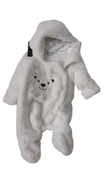 dopodopo Baby Schneeanzug Overall Gr. 62 Weiß Casual Outdoor