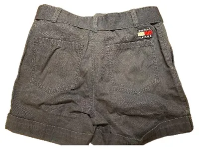 Tommy Jeans Mom Fit Shorts Damen Blau W25/34 Baumwolle Freizeit