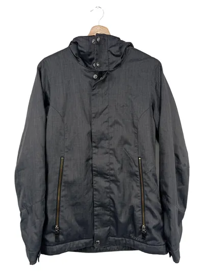 Burton Damen Outdoorjacke Grau Gr. 38/S Polyester Kapuze Reißverschluss