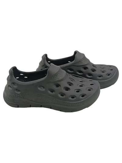 Skechers Herren Clogs Arch Fit Badeschuhe Gr. 44 Grau Slip-On