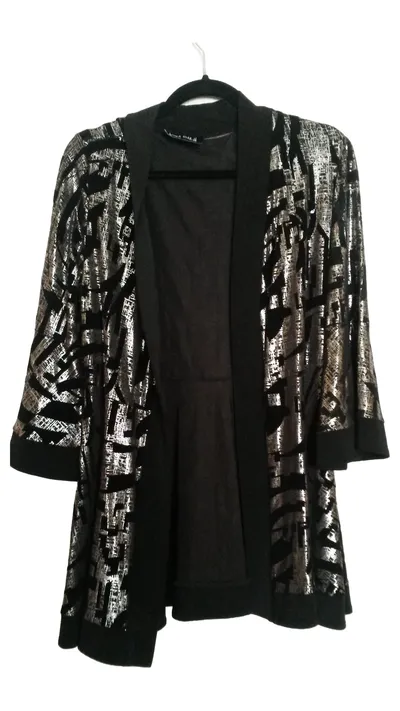 Joseph Ribkoff Strickjacke Damen 40/L Elegant Mehrfarbig Metallic