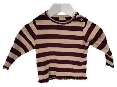 ALANA Baby Langarmshirt Gr. 80 gestreift Rippstrick Baumwolle