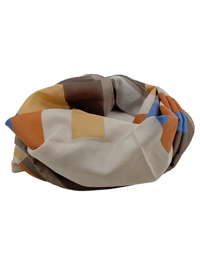 Gim Renoir Damen Tuch Mehrfarbig Modern Geometrisches Muster Schal