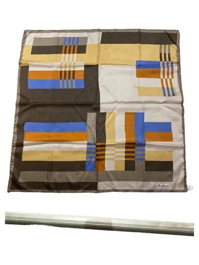 Gim Renoir Damen Tuch Mehrfarbig Modern Geometrisches Muster Schal